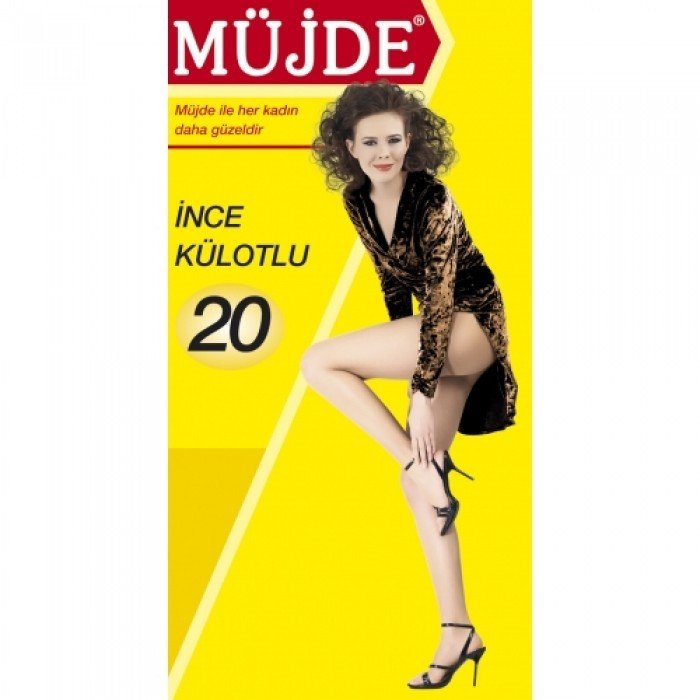 MÜJDE K.NO:57 TEN BEDEN:2 KÜLOTLU ÇORAP 1*6