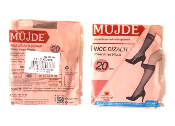 MÜJDE D.41 DİZALTI ÇORAP 1*12