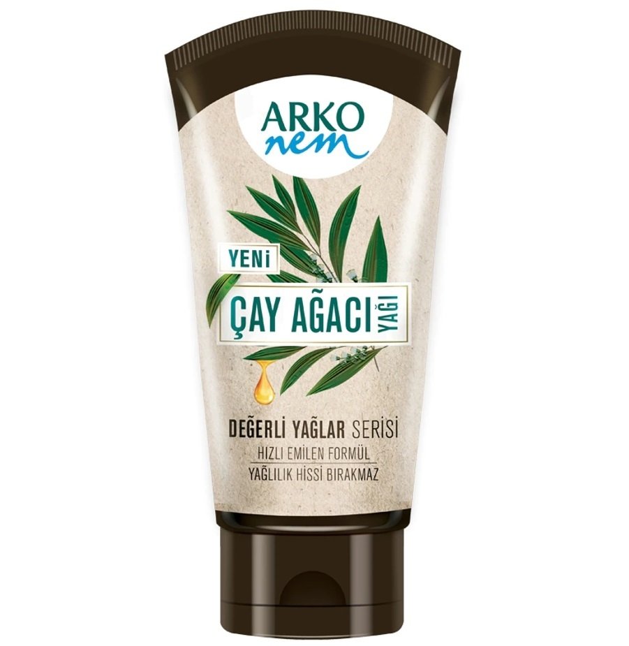 ARKO KREM NEM 60ML DEĞ.YAĞ ÇAY AĞACI YAĞI 1*6*4