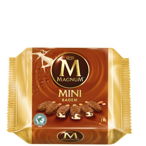 ALGİDA MAGNUM MİNİ 6LI BADEMLİ 345ML 1*4