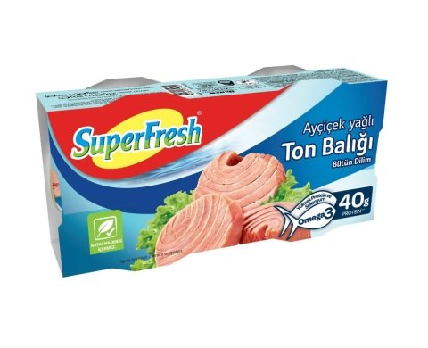 SÜPERFRESH TON 2*150GR  AYÇİÇEK YAĞLI BÜTÜN DİLİM 1*12