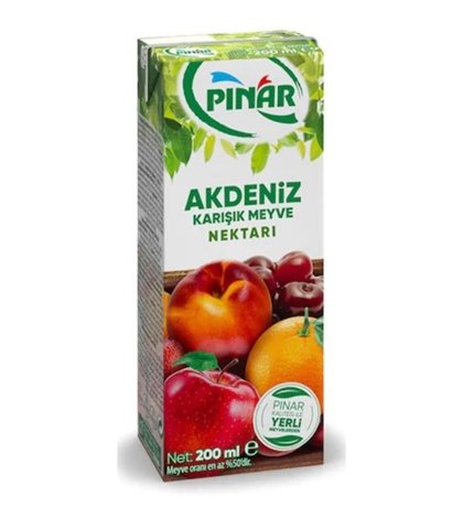 PINAR MEYVE SUYU 200ML KARIŞIK 1*27