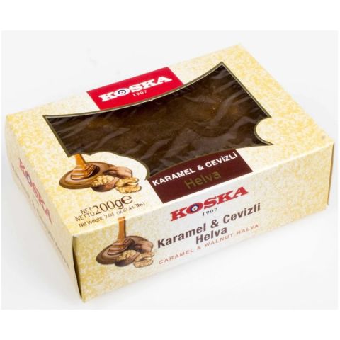 KOSKA HELVA 200G CEVİZLİ& KARAMEL 1*12