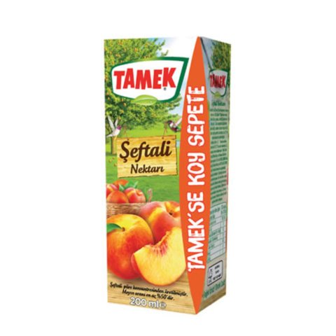 TAMEK MEYVE SUYU 1/5 KAYISI 200ML 1*27