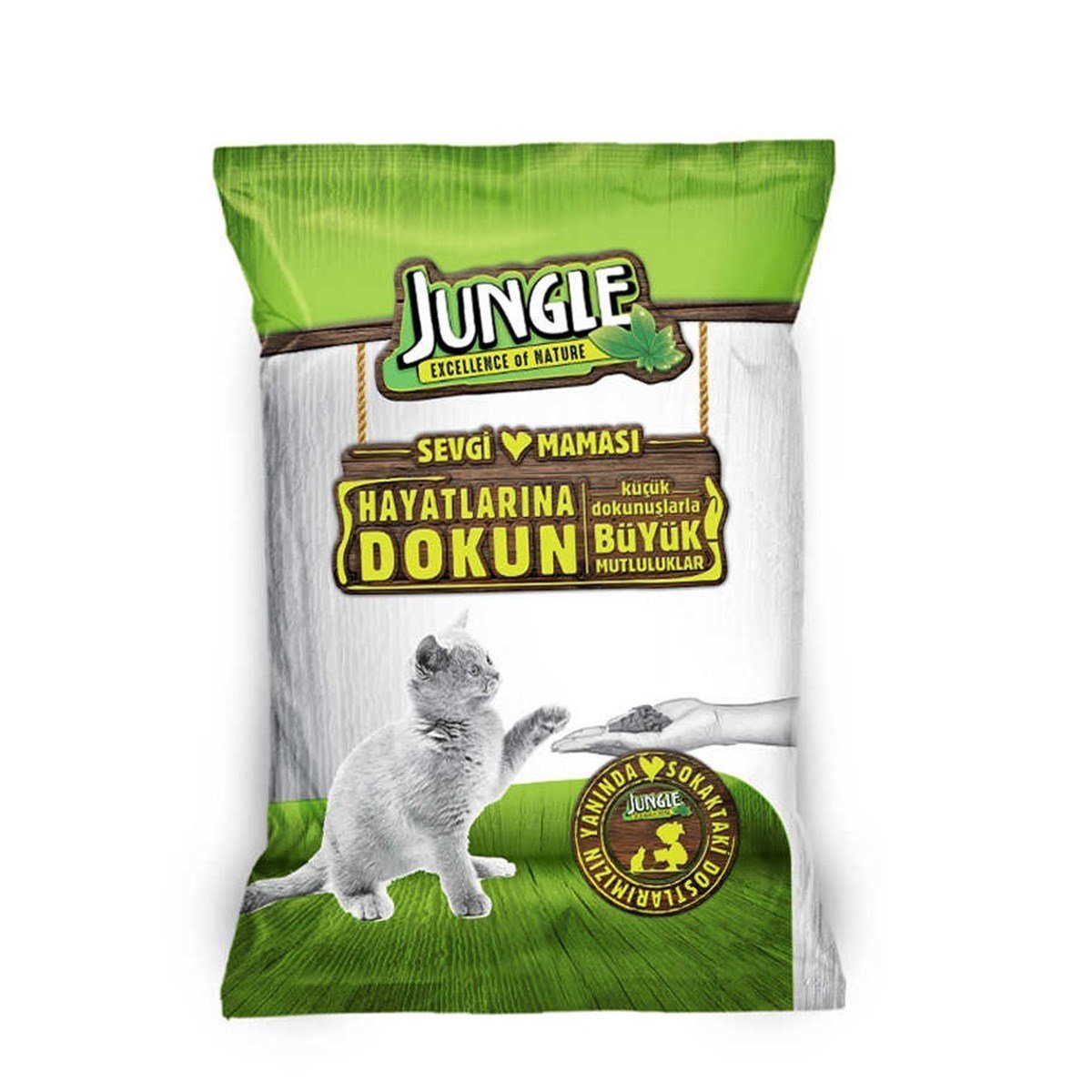 KEDİ M.JUNGLE 100GR TAVUK-BALIK SEVGİ JNGP-010 1*15