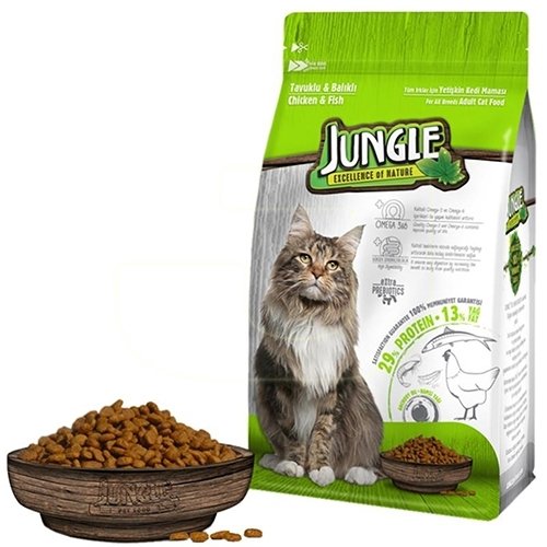 KEDİ M.JUNGLE 1.5KG TAVUK-BALIK JNGP-013 1*6