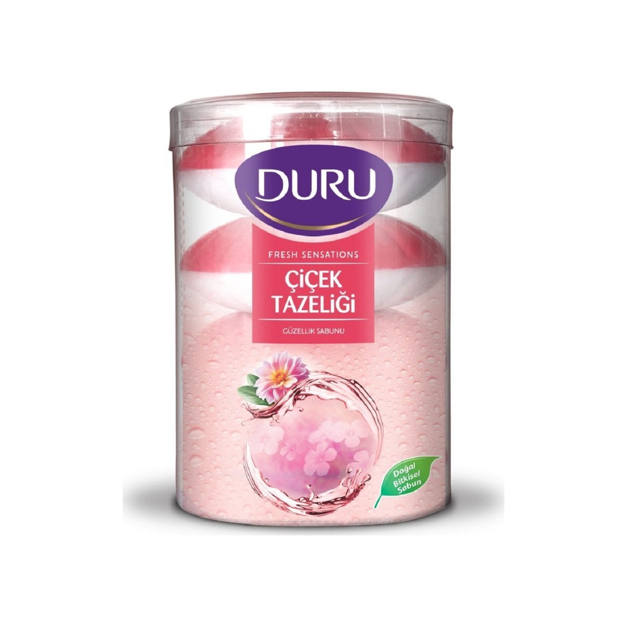 DURU SABUN 4*100GR FRESH ÇİÇEK TAZELİĞİ 400GR PVC 1*16