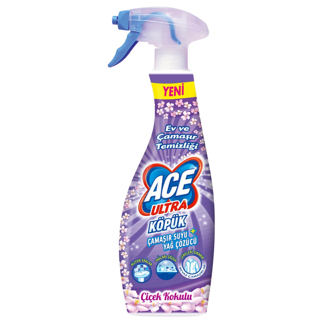 ACE ULTRA SPR.KÖPÜK BANYO ÇİÇEK KOKULU ÇAMAŞIRSULU 700ML 1*10