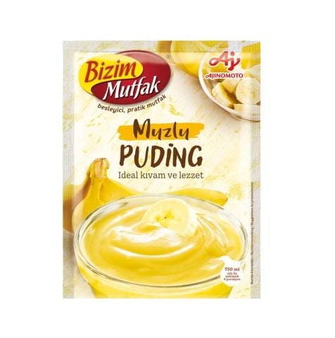 ÜLKER BİZİM PUDİNG MUZLU 120GR 6353-18 1*12