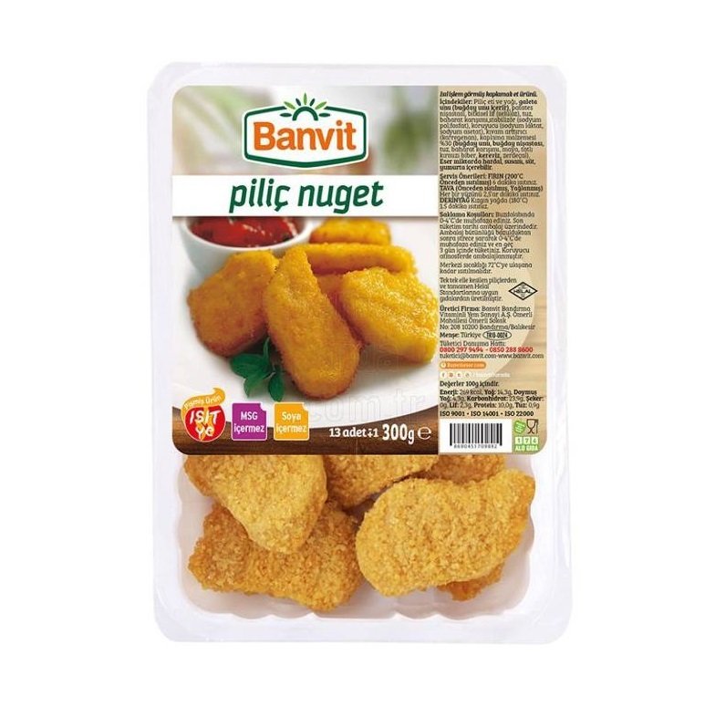 BANVİT TAB. NUGET 300G 13'LU 1*10