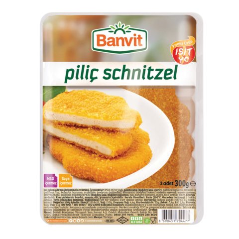 BANVİT TAB. SCHNİTZEL 300G 3'LÜ 1*10