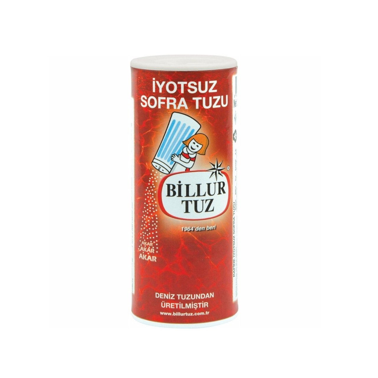 BİLLUR TUZ TUZLUKLU KUTU 500GR 1*6