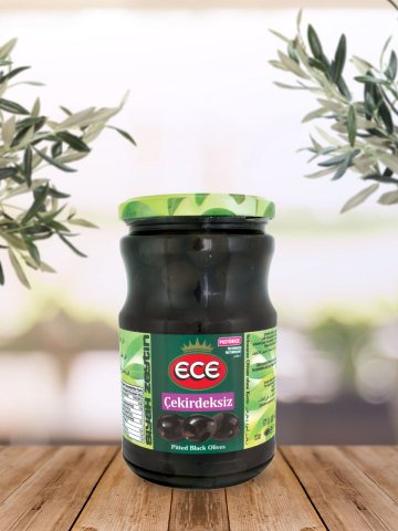 ECE SİYAH ZEYTİN ÇEKİRDEKSİZ 720CC NET:350GR KOD:1727 1*12