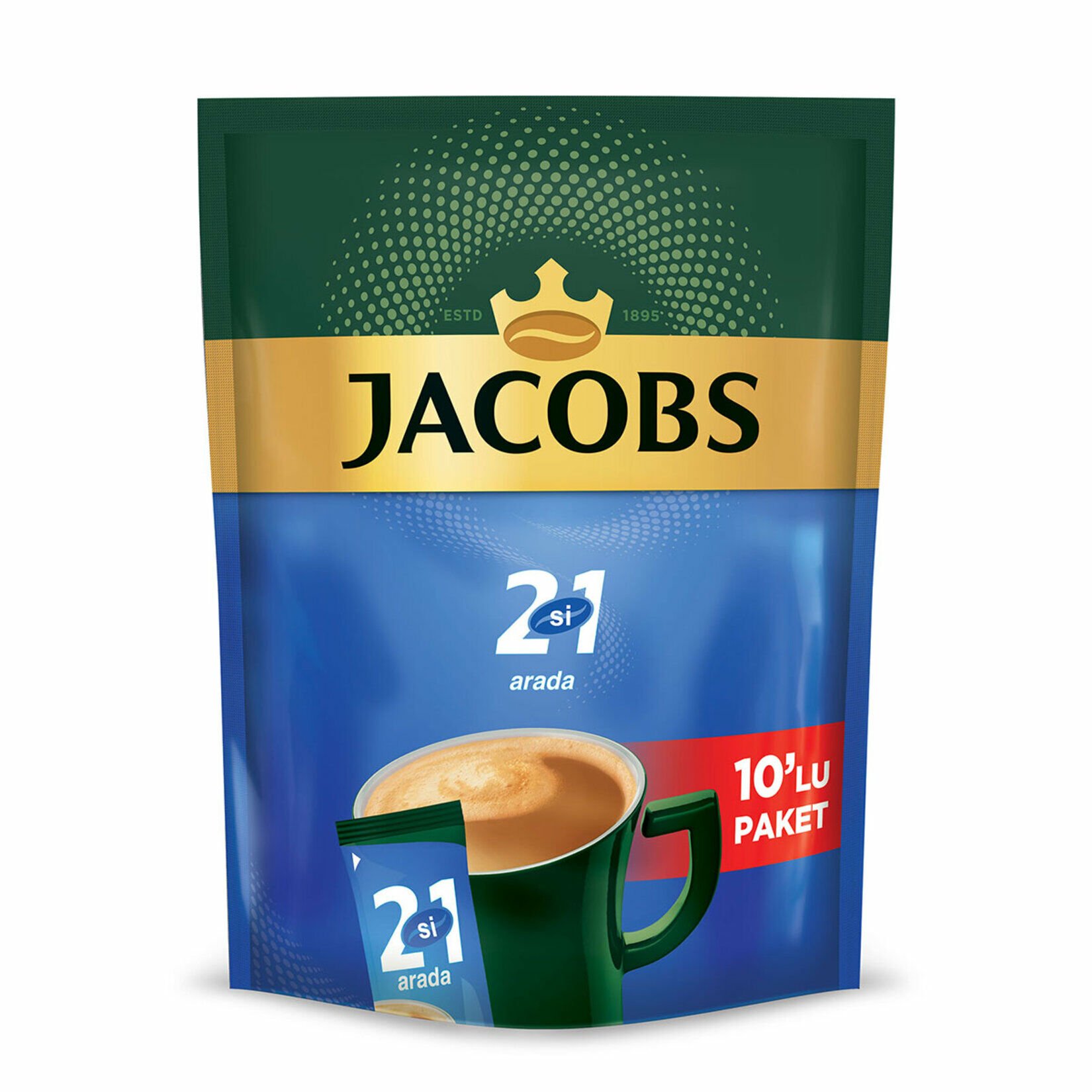 JACOBS 2İN1 10'LU PAKET 10,5G*10 105G POŞET 1*16