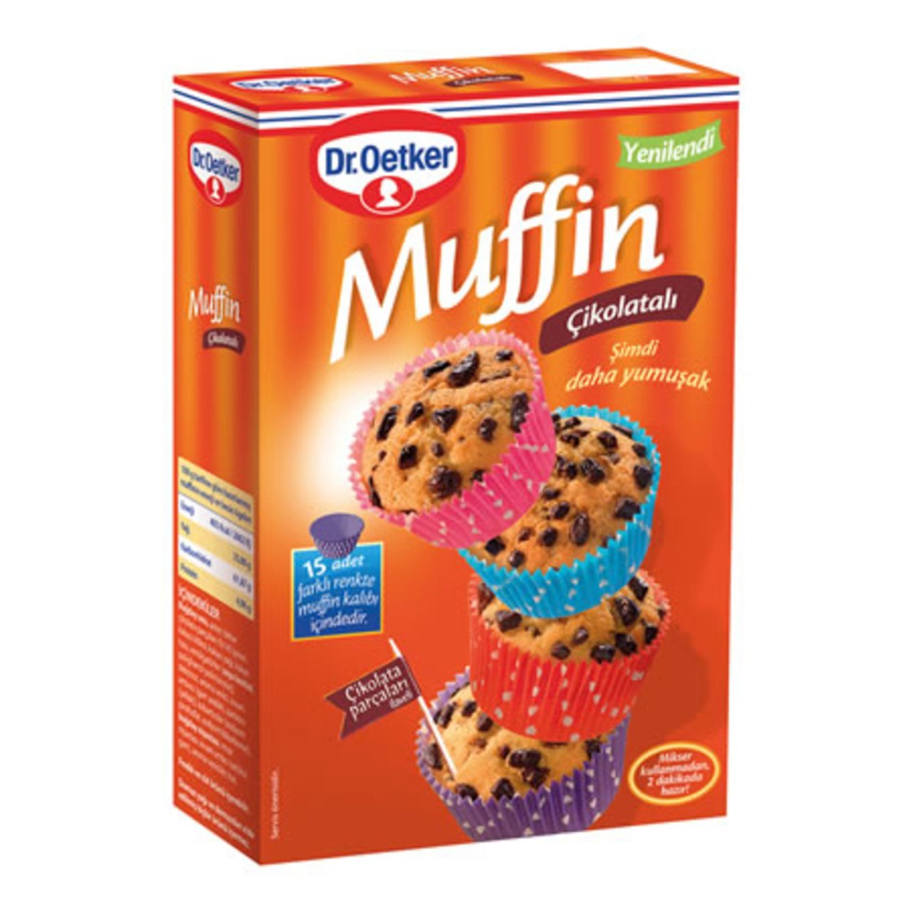 DR.OETKER.K.MUFFİN ÇİKOLATALI KARIŞIM 345GR 1*8