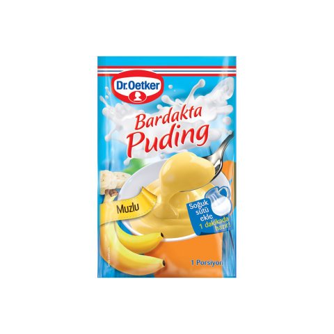 DR.OETKER.PUDİNG  BARDAKTA MUZLU 1*12