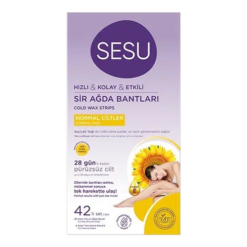 SESU AĞDA BANTI SET 42'Lİ NORMAL CİLT AYÇİÇEK YAĞI 1*6