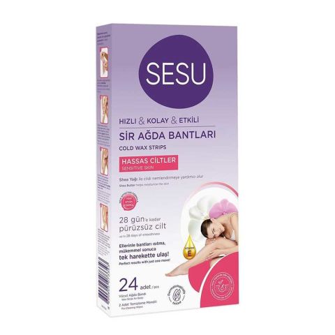 SESU AĞDA BANTI SET 42'Lİ HASSAS CİLT SHEA YAĞI 1*6*8