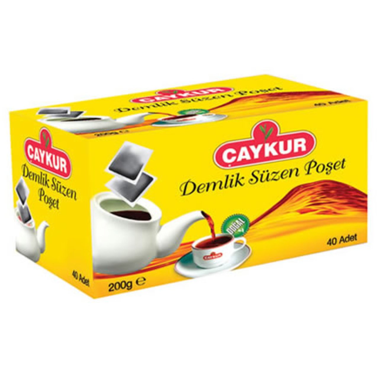 ÇAYKUR DEMLİK 200GR POŞET ÇAY 1*16