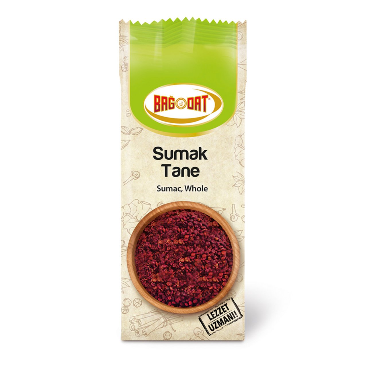 BAĞDAT SUMAK TANE 50GR QUADRO  1*10