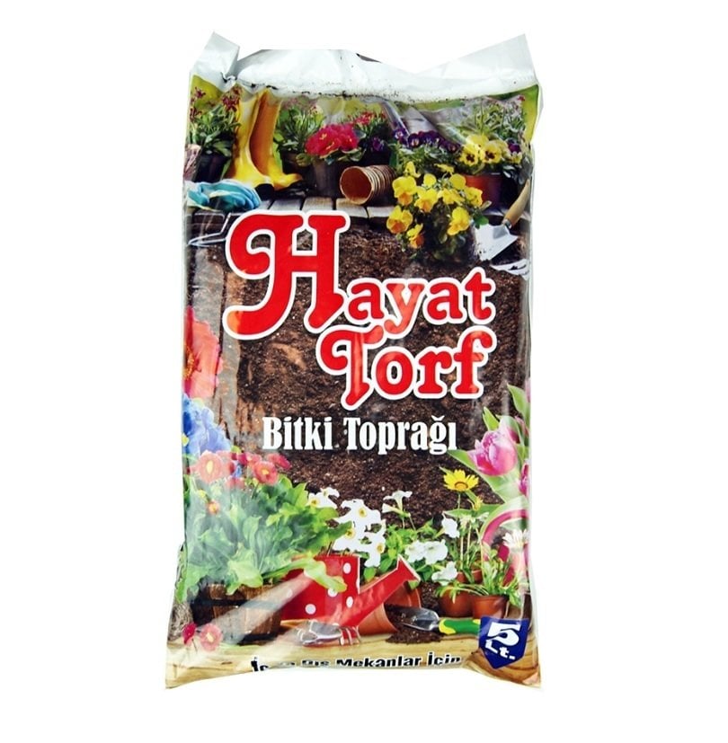 BİTKİ TOPRAĞI 5LT HAYAT TORF 1*10