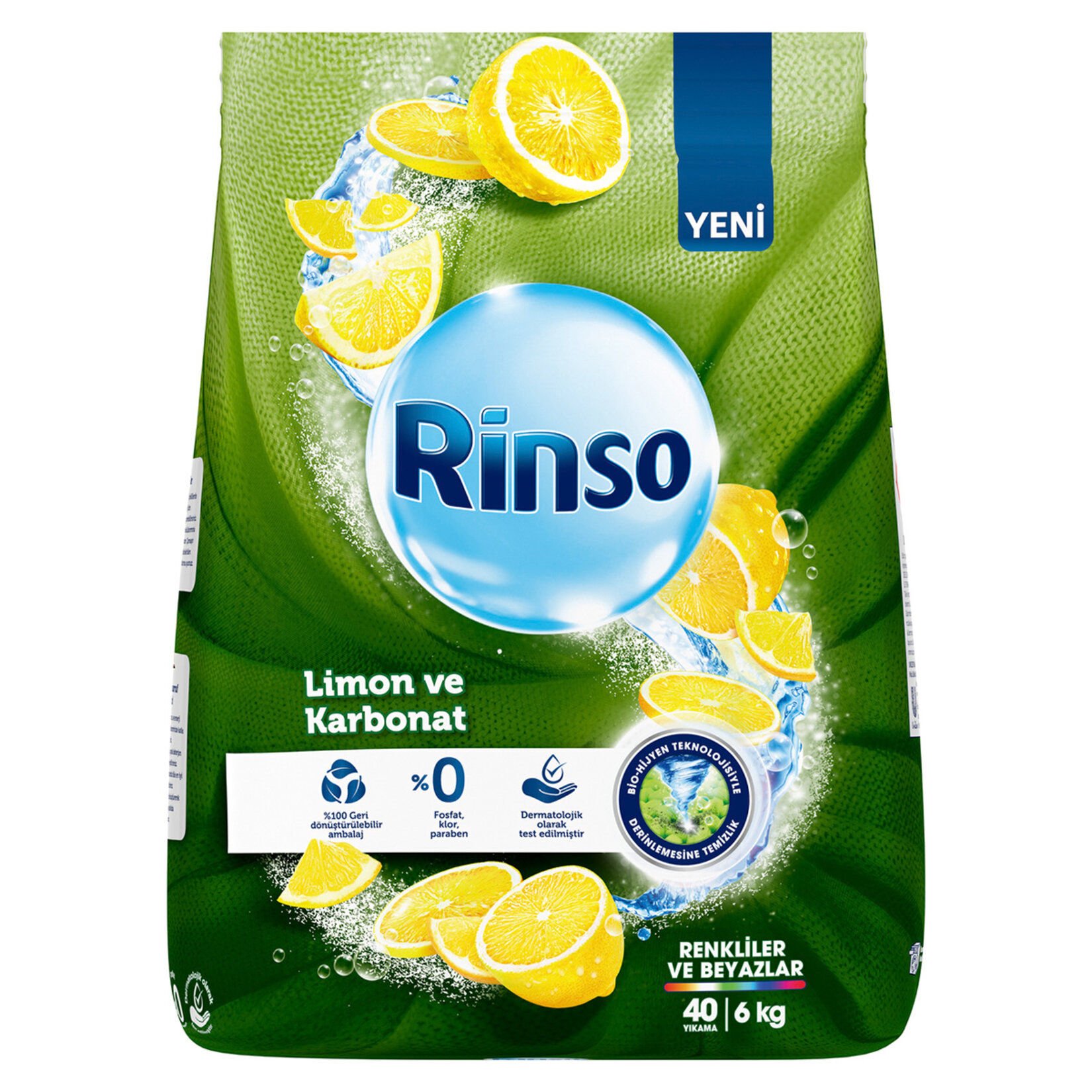 RİNSO MAT.6KG LİMON&KARBONAT 1*4