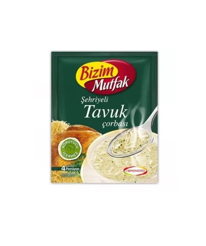 ÜLKER BİZİM Ç.KL.ŞEHRİYELİ TAVUK ÇORB.80GR 6471-10 1*6*12