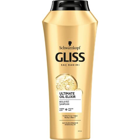 GLISS ŞAMPUAN 500ML ULTİMATE OİL ELİXİR HASSAS SAÇ 1*12