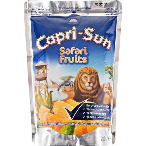 CAPRİ-SUN 1/5 SAFARİ FRUİTS 200ML 1*20