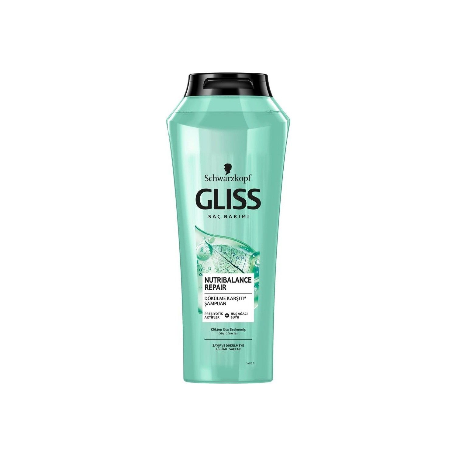 GLISS ŞAMPUAN 500ML NUTRİBALANCE REPAİR ZAYIF VE DÖKÜL.EĞİL.SAÇ 1*12