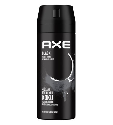 AXE DEO BLACK FROZEN PEAR& CEDARWOOD SCENT 150ML 1*24