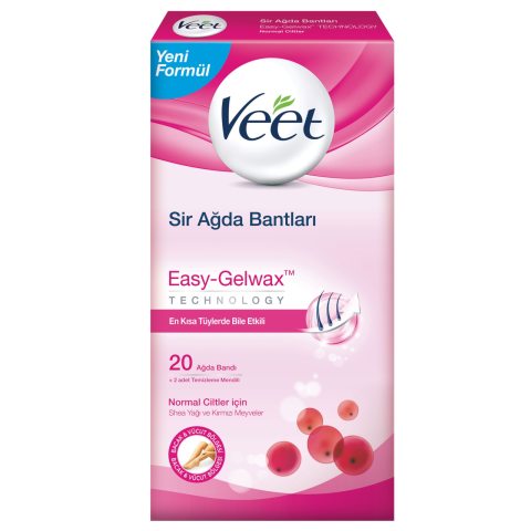 VEET AĞDA BANTI. NORMAL CİLT 20Lİ (PEMBE)+2AD.TEM.MEND. 1*6