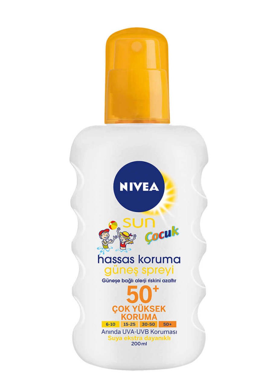 NIVEA SUN ÇOCUK HASSAS F50+ 200ML GÜNEŞ SPR.85847 1*12