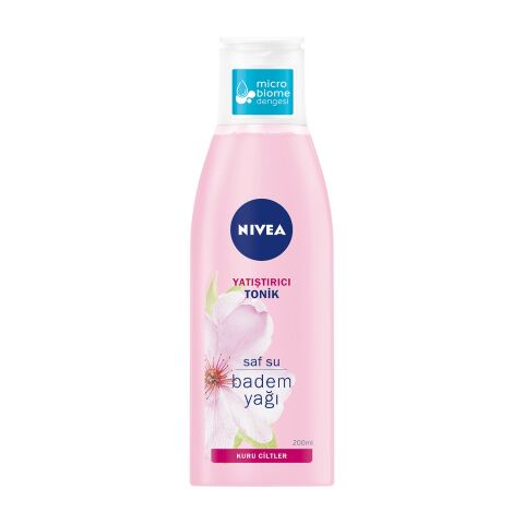 NIVEA YÜZ-MAKYAJ TEM.SUYU 200ML TONİK YATIŞTIRICI BADEM YAĞI 81106 1*12