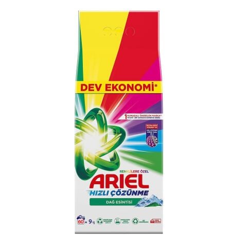 ARİEL M.9KG DAĞ ESİNTİSİ RENKLİLER HIZLI ÇÖZÜNME 1*1