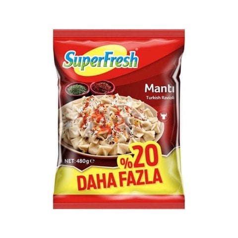 SÜPERFRESH MANTI KAYSERİ %20 DAHA FAZLA 480GR 1*16