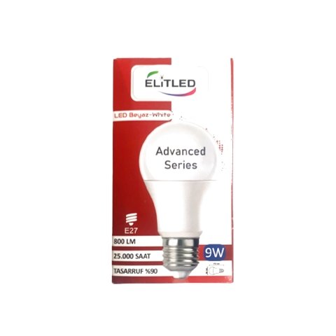 AMPUL ELİTLED 9W BEYAZ AMPUL 1*20