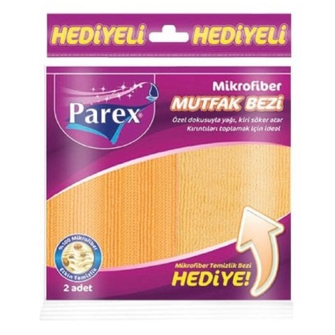 PAREX MİKROFİBER MUTFAK BEZİ+TEM.////BEZİ HED.1*12