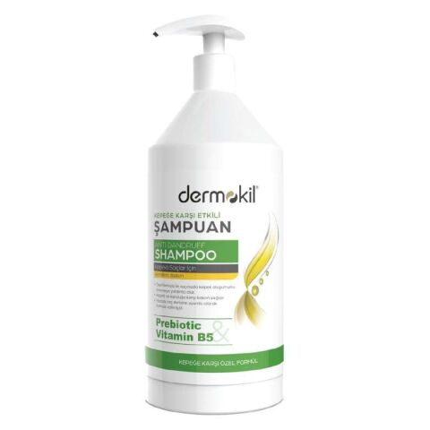 DERMOKİL Ş.1000ML PREBİOTİC& VİTAMİN B5 KEPEĞE KARŞI KEPEKLİ SAÇLAR 1*12