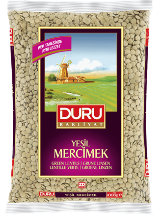 DURU 1KG YEŞİL MERCİMEK 1*12