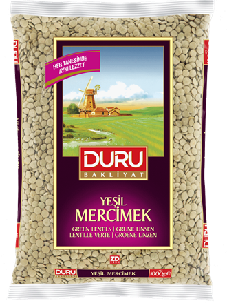 DURU 1KG YEŞİL MERCİMEK 1*12