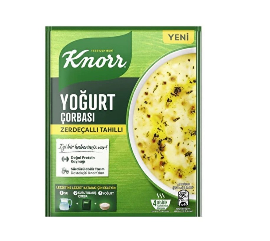 KNORR Ç.KL.ZERDEÇALLI TAHILLI YOĞURT ÇORB.79G 1*12*12