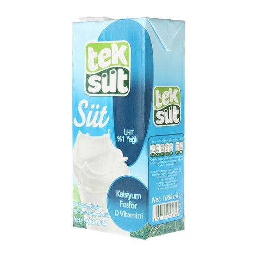 TEKSÜT SÜT 1LT %1 YAĞLI SÜT 1*12