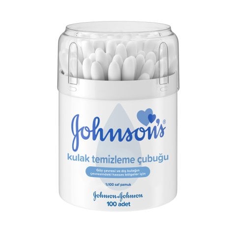 JOHNSONS BABY KULAK TEMİZLEME ÇUBUĞU 100'LÜ 1*24