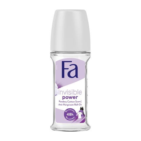 FA ROLL-ON WOMEN İNVİSİBLE POWER COTTON 50ML 1*24