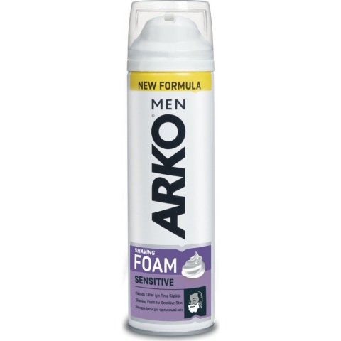 ARKO TRAŞ KÖPÜĞÜ 200ML SENSİTİVE 1*6*4