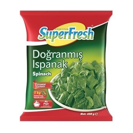 SÜPERFRESH S.ISPANAK DOĞRANMIŞ 450G 1*16