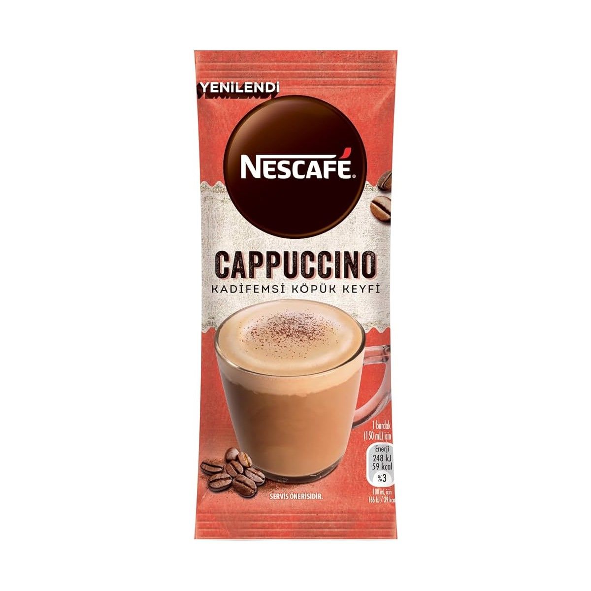 NESCAFE CAPPUCCİNO KADİFEMSİ KÖPÜK 14GR 1*24*12