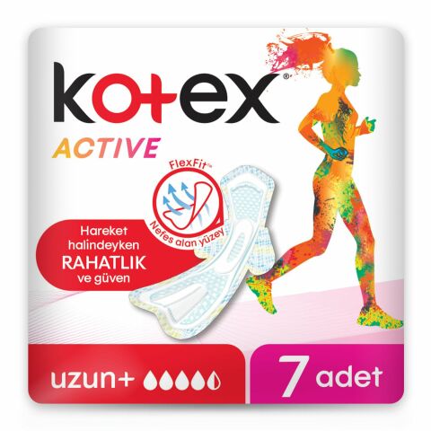 KOTEX T.ACTIVE UZUN 7Lİ 1*24