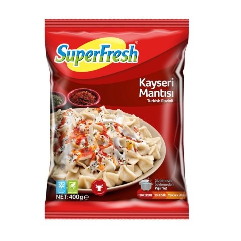 SÜPERFRESH MANTI KAYSERİ 400GR 1*16